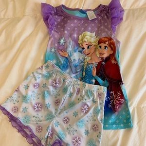 Frozen silky pj set girls 10-12